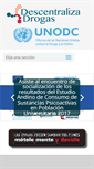 Mobile Screenshot of descentralizadrogas.gov.co